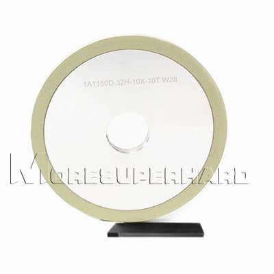 vitrified diamond wheel for PCD grooving tools surface